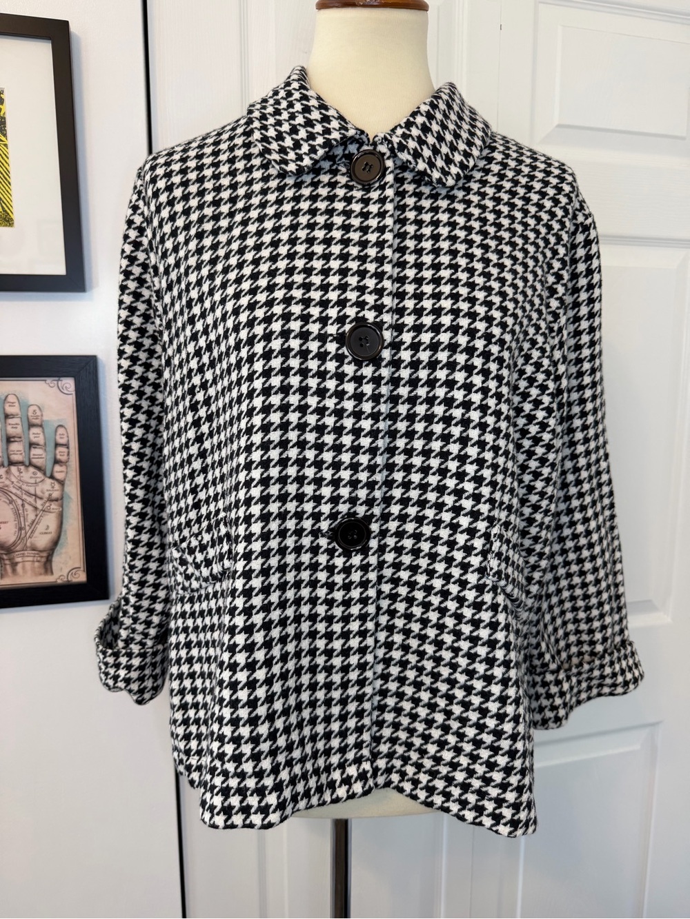 Vintage Houndstooth Maurada Jacket